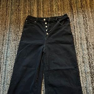 Super Wide Legged High Rise Jeans